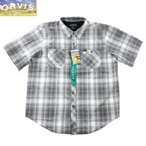 Orvis Tech Shirt Plaid Short Sleeve Quick Dry UPF 30+ Castlerock Men's XL NWT